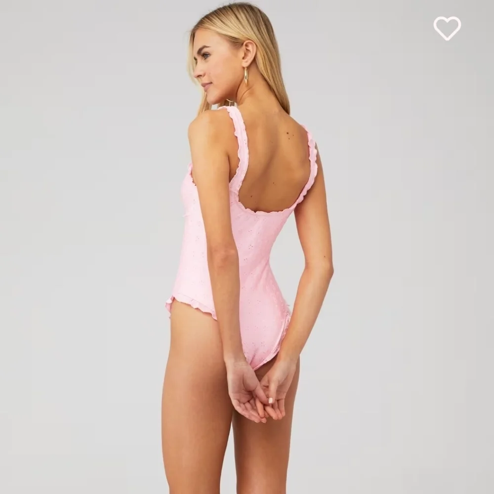 New!Frankie's‎ Bikinis Lucia Eyelet One Piece Swimsuit